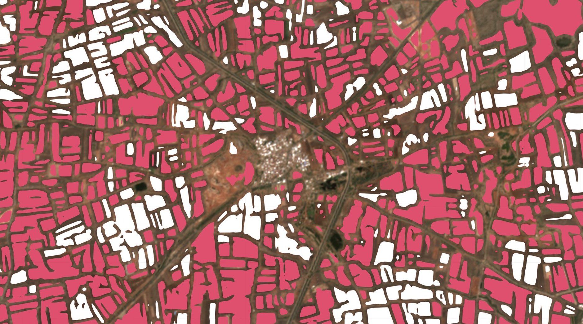 The same area with cotton fields highlighted